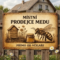 Místní prodejce medu